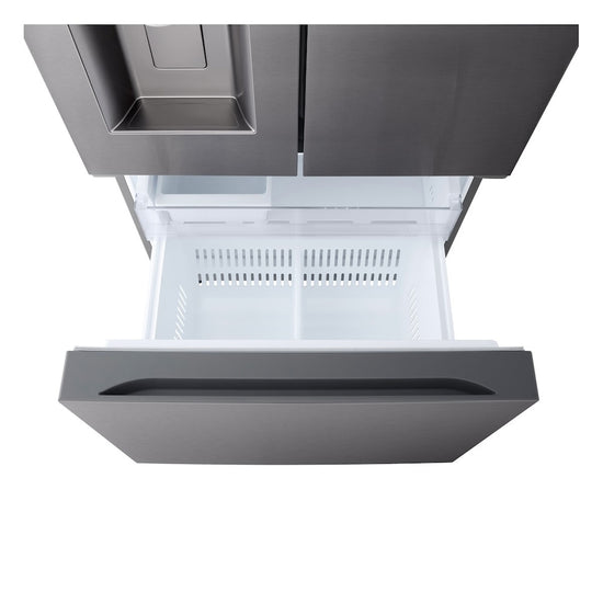 LG 33 Inch French Door Refrigerator, 25 cu. ft., Black Stainless