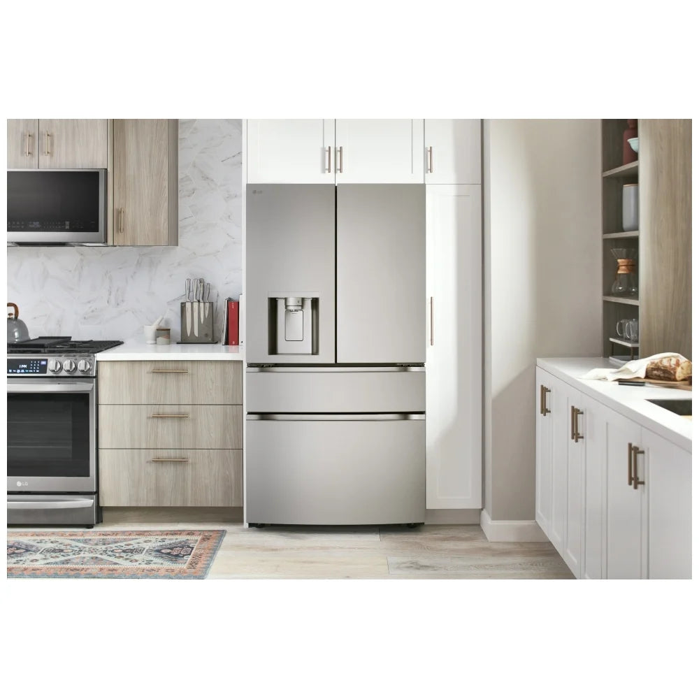 36" LG 29 Cu ft Four Dour Bottom Freezer French Door Refrigerator