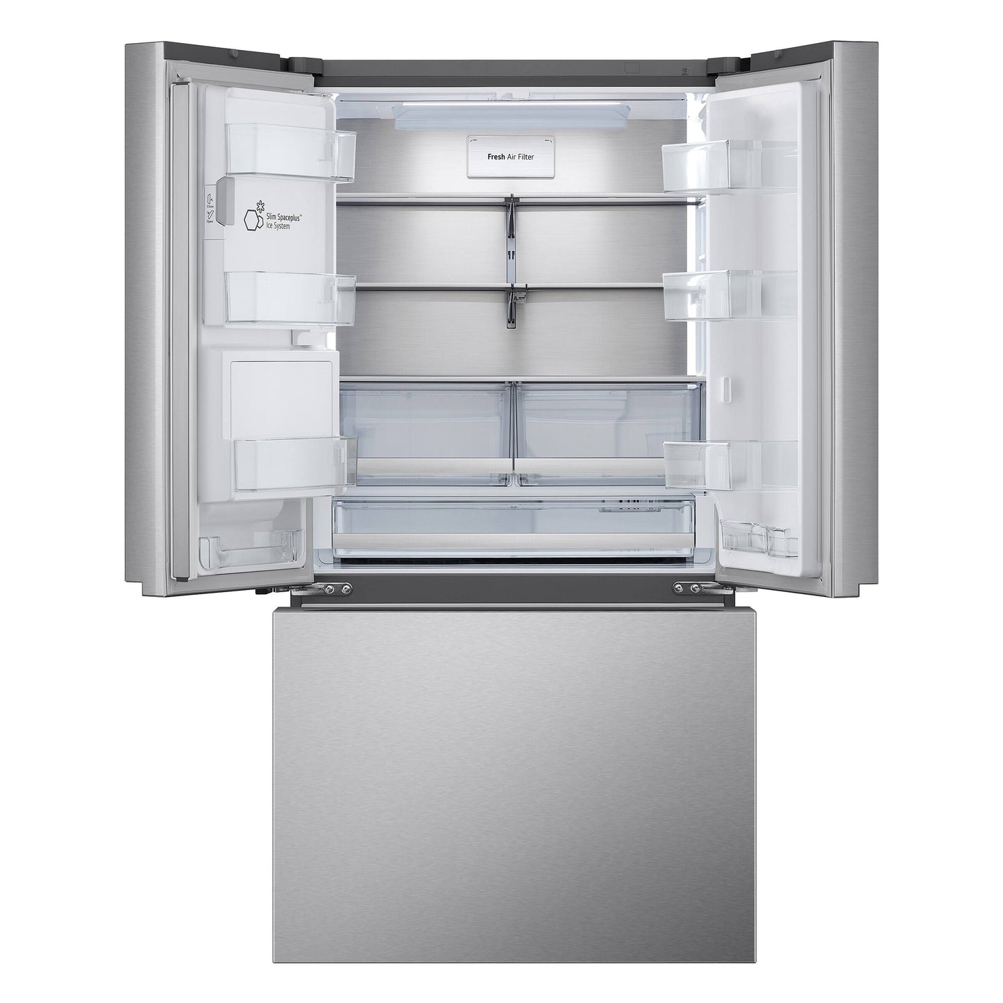 LG 36-inch 26 cu. ft. Stainless Steel Counter Depth Max French Door Refrigerator - LRYXC2606S