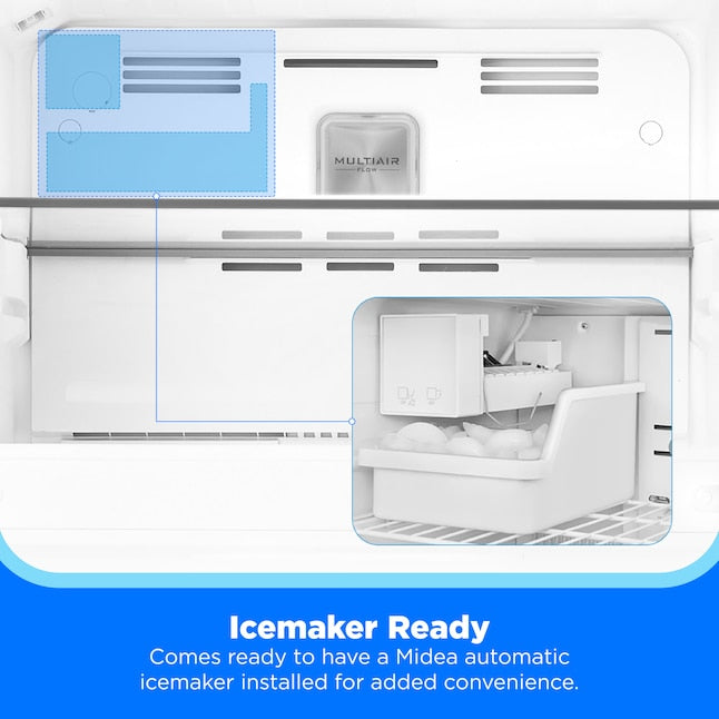 Midea Garage Ready 18 cu ft Top Freezer Refrigerator