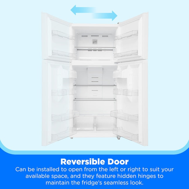 Midea Garage Ready 18 cu ft Top Freezer Refrigerator