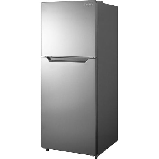 Insignia 24 Inch Top Freezer Refrigerator, Stainless Steel