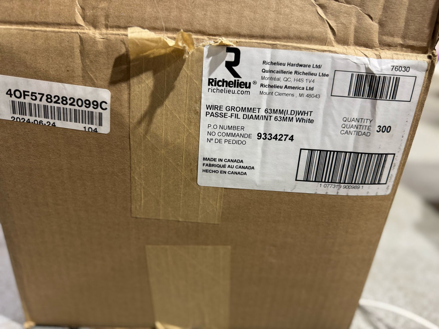 Richelieu 63mm Plastic Wire Grommet