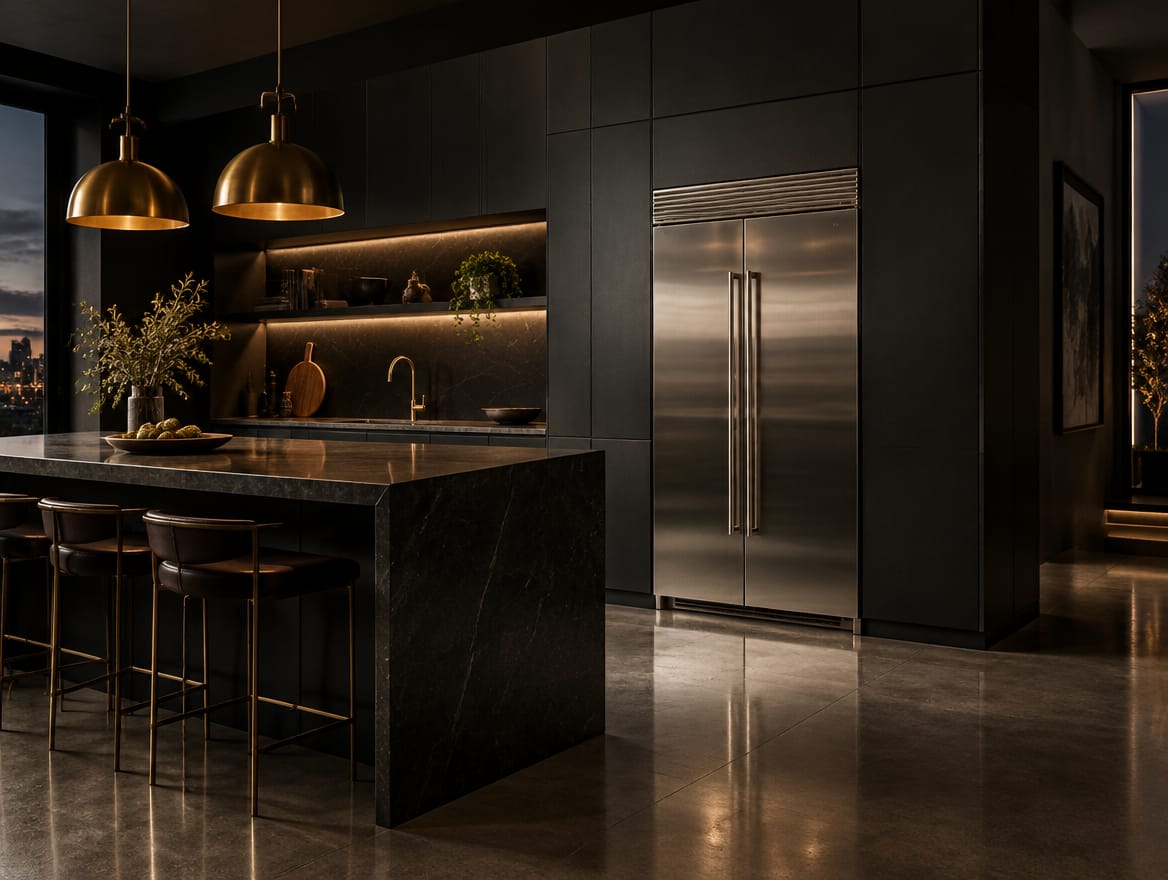 Refrigeration that disappears into the cabinetry