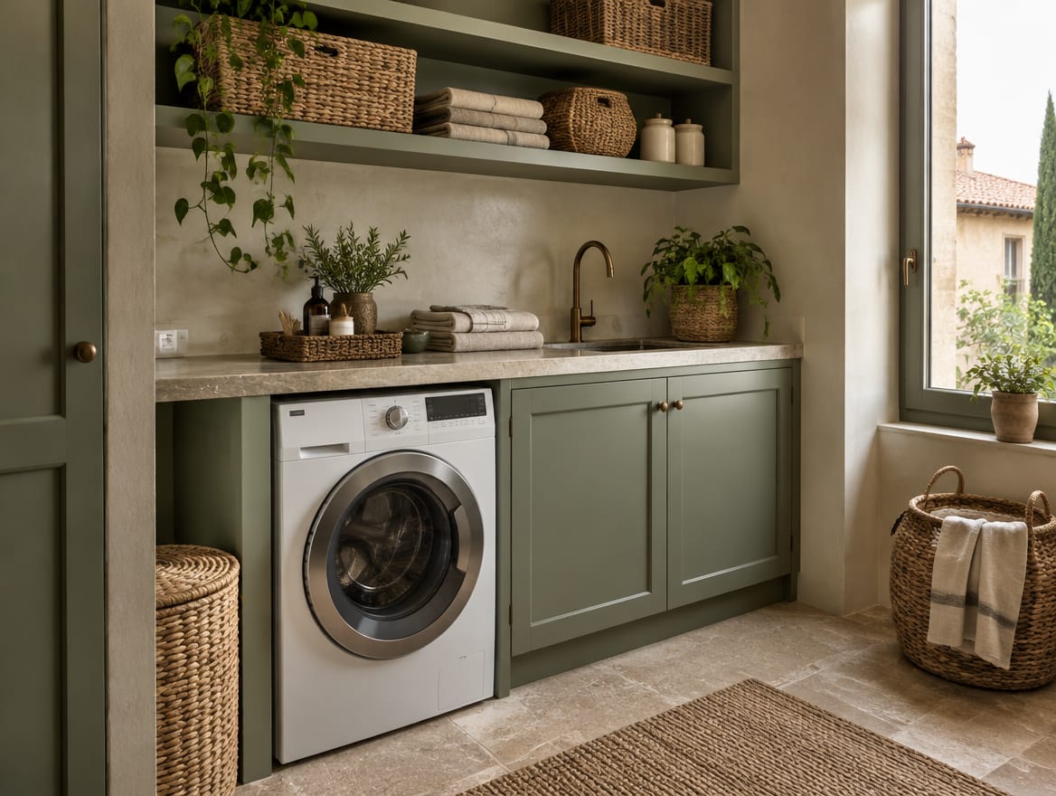 Even the laundry room