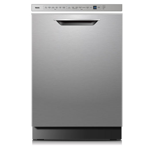 Vesta Sydney 24" Tall Tub Full Stainless Steel Built-In Dishwasher