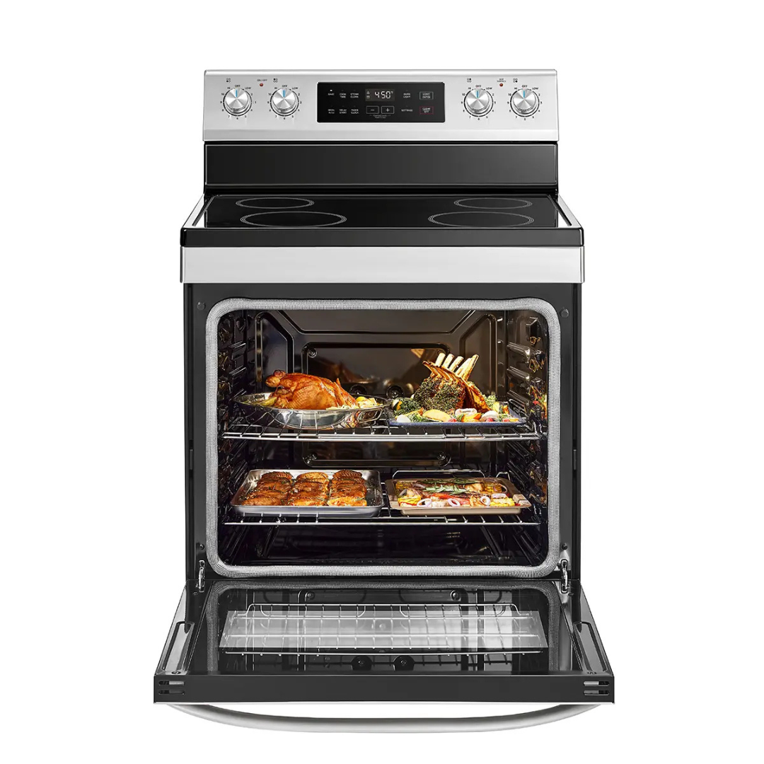 Midea 30" 6.3 Cu. Ft. Freestanding Electric Range in Stainless Steel