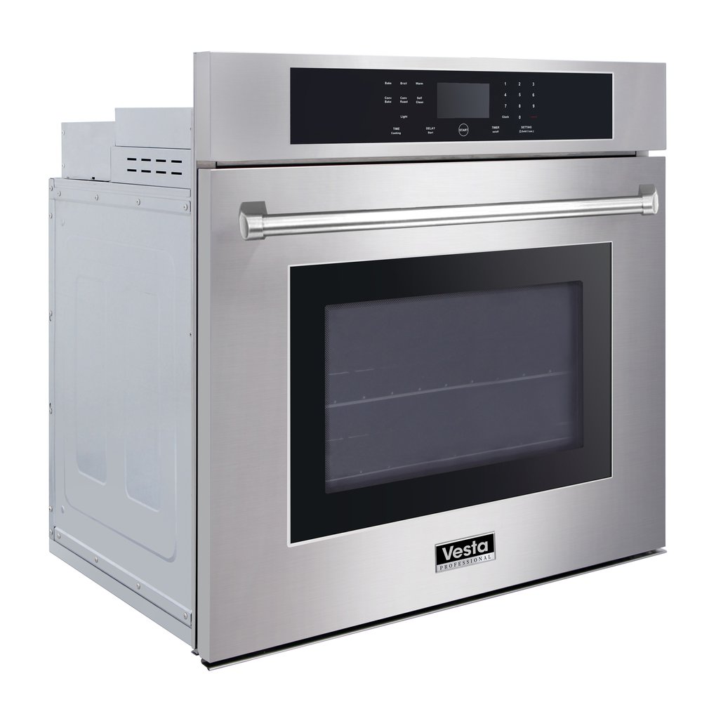 Vesta Montana 30" Electric Built-In Wall Oven (Silver)