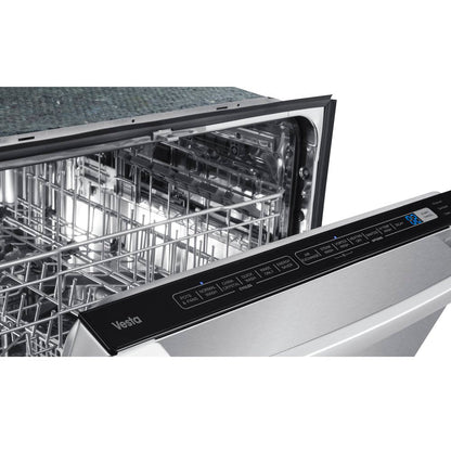 Vesta Sydney 24" Tall Tub Full Stainless Steel Built-In Dishwasher