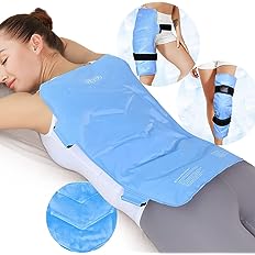 REVIX Full Back Ice Pack Reusable Large Gel Ice Wrap for Back Discomfort and Fatigue