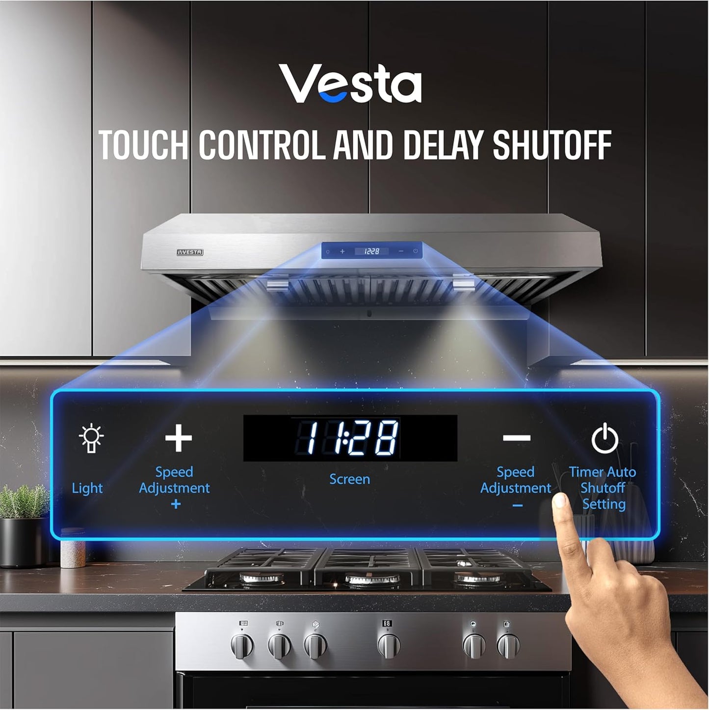 Vesta Atlanta 30" Silver