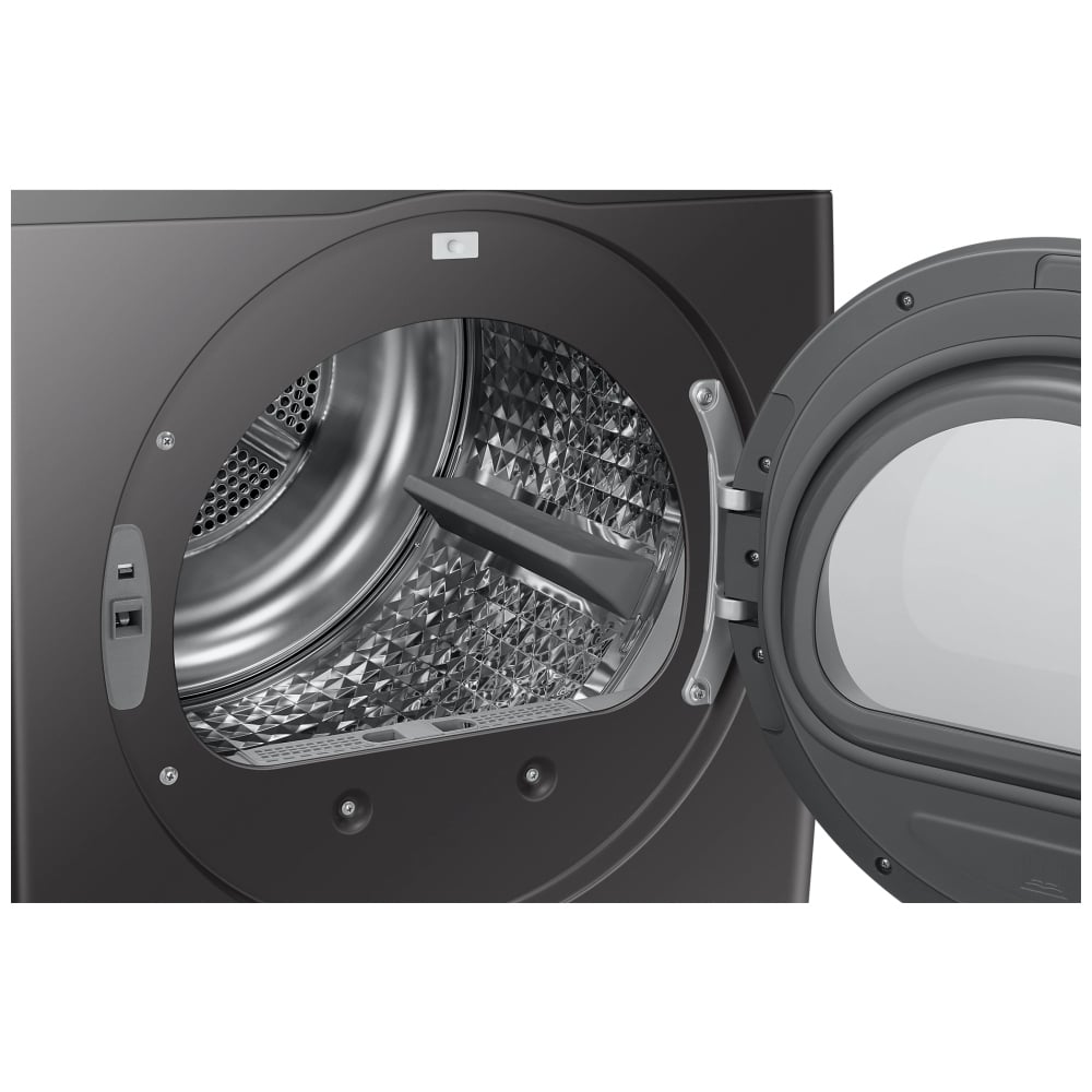 Samsung Electric Dryer, 4 cu. ft. Dryer Capacity, 15 Dry Cycles, 5 Temperature Settings, Stackable, Steel Drum, Wifi Enabled, Grey colour