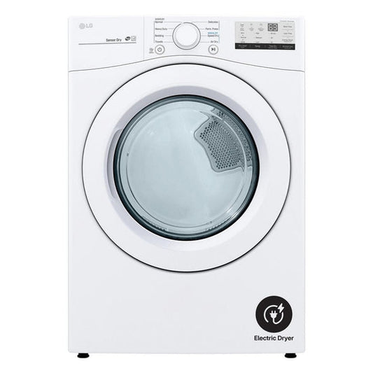LG 7.4 Cu. Ft. Stackable Electric Dryer, White