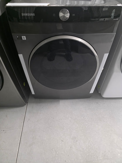 Samsung Electric Dryer, 4 cu. ft. Dryer Capacity, 15 Dry Cycles, 5 Temperature Settings, Stackable, Steel Drum, Wifi Enabled, Grey colour