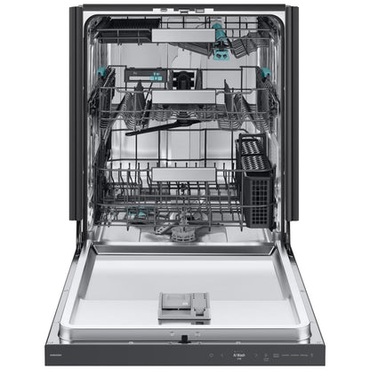 Samsung DW90F89T0UMTAA Dishwasher, 24 inch Exterior Width, 38 dB Decibel Level, Fully Integrated, Stainless Steel (Interior), 10 Wash Cycles, 16 Capacity (Place Settings), 3 Loading Racks, Wifi Enabled