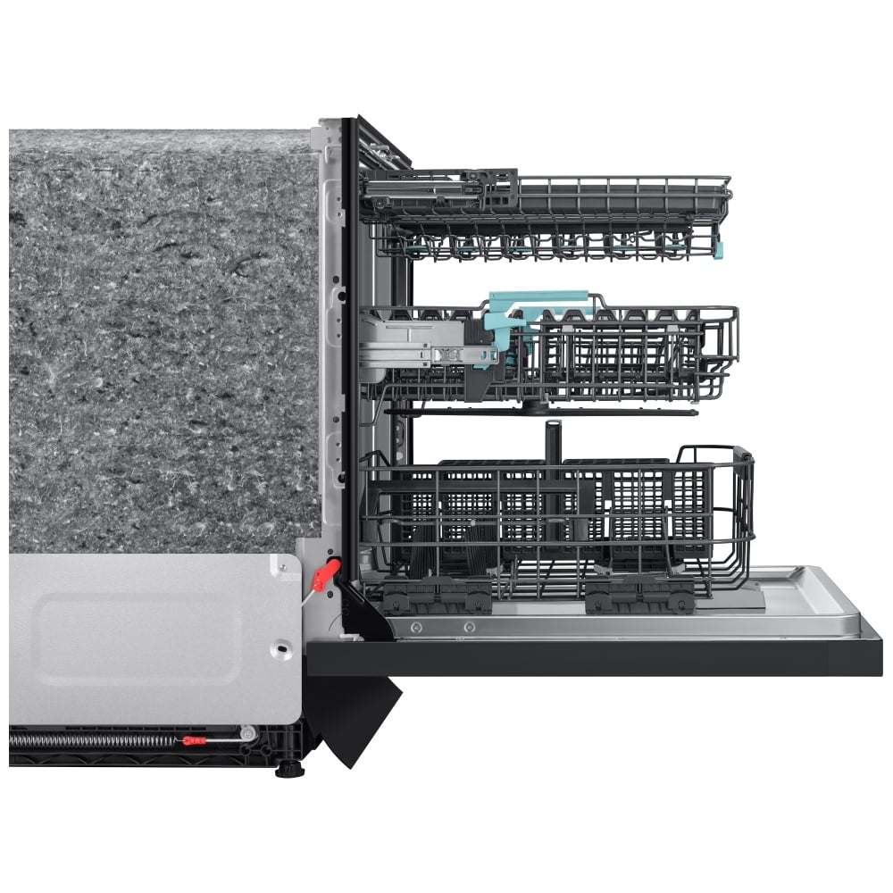 Samsung DW90F89T0UMTAA Dishwasher, 24 inch Exterior Width, 38 dB Decibel Level, Fully Integrated, Stainless Steel (Interior), 10 Wash Cycles, 16 Capacity (Place Settings), 3 Loading Racks, Wifi Enabled