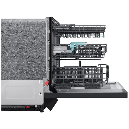 Samsung DW90F89T0UMTAA Dishwasher, 24 inch Exterior Width, 38 dB Decibel Level, Fully Integrated, Stainless Steel (Interior), 10 Wash Cycles, 16 Capacity (Place Settings), 3 Loading Racks, Wifi Enabled