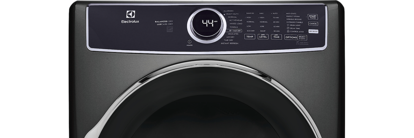 Front Load Perfect Steam™ Electric Dryer with Balanced Dry™ and Instant Refresh – 8.0 Cu. Ft. ELFE763CAT