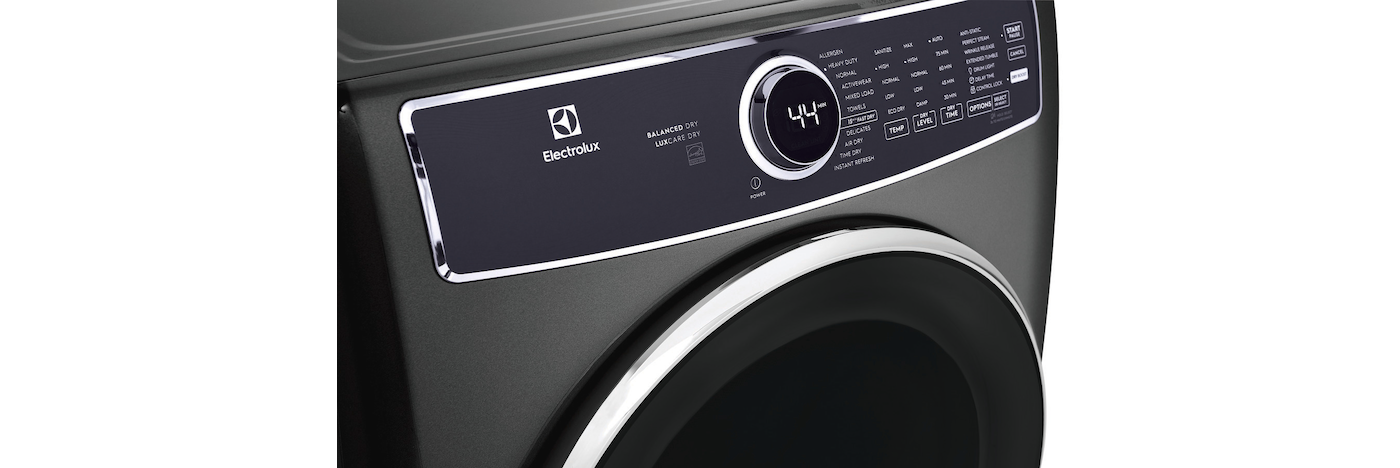 Front Load Perfect Steam™ Electric Dryer with Balanced Dry™ and Instant Refresh – 8.0 Cu. Ft. ELFE763CAT