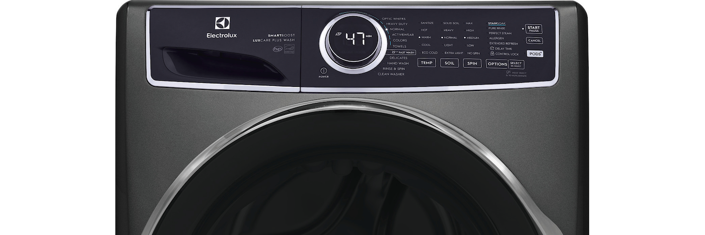 Front Load Perfect Steam™ Washer with LuxCare® Plus Wash and SmartBoost® - 5.2 Cu. Ft. I.E.C ELFW7637AT