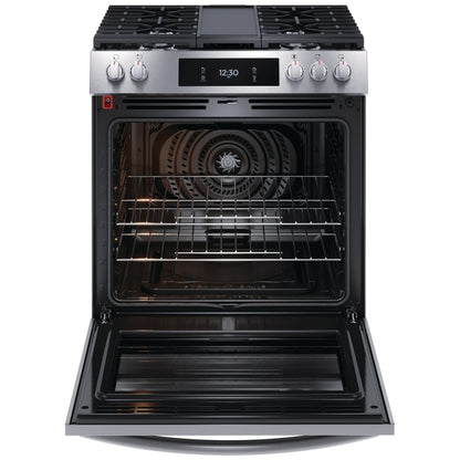 Frigidaire Gallery 30 Inch Slide-In Gas Range with Air Fry