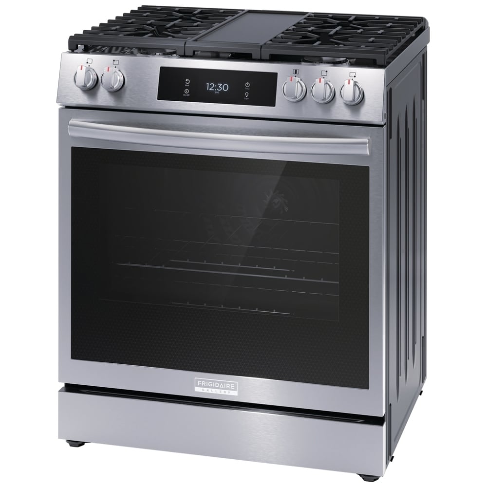 Frigidaire Gallery 30 Inch Slide-In Gas Range with Air Fry