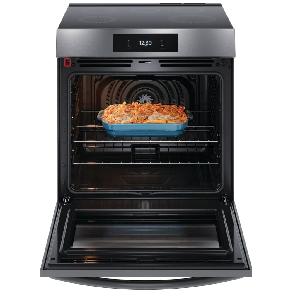 Frigidaire Gallery 30 In. 6.2 Cu.Ft Free Standing Induction Front Control Range With Air Fryer