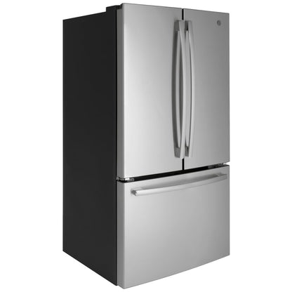 GE 36 IN. 27 CU.FT. BOTTOM FREEZER REFRIGERATOR WITH FROSTGUARD TECHNOLOGY - GNE27JYMFS
