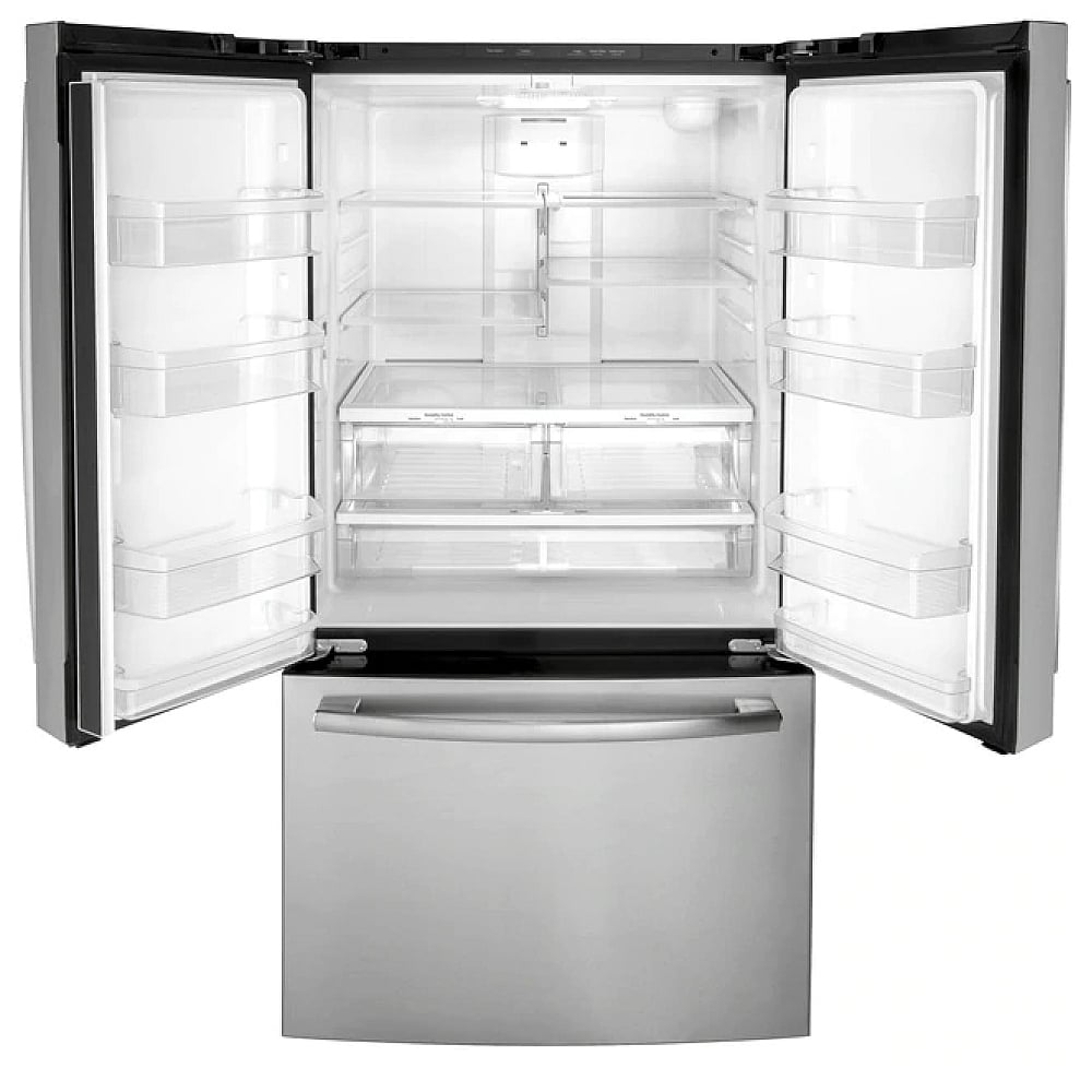 GE 36 IN. 27 CU.FT. BOTTOM FREEZER REFRIGERATOR WITH FROSTGUARD TECHNOLOGY - GNE27JYMFS