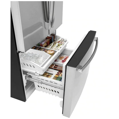 GE 36 IN. 27 CU.FT. BOTTOM FREEZER REFRIGERATOR WITH FROSTGUARD TECHNOLOGY - GNE27JYMFS