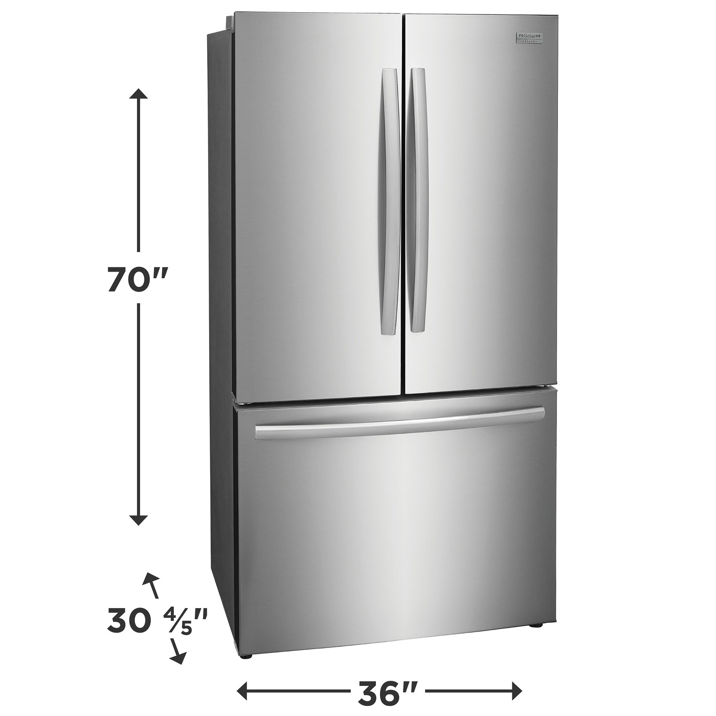 Frigidaire 36 Inch French Door Refrigerator with Internal Water Dispenser