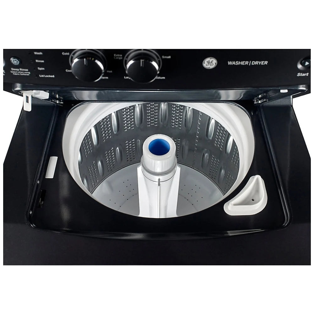 GE 27" Laundry Centre 4.4 cu ft Washer, 5.9 cu ft Dryer - Diamond Grey