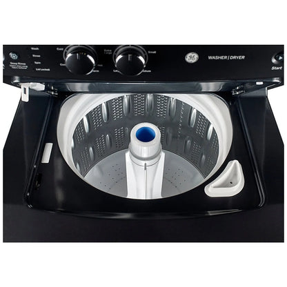 GE 27" Laundry Centre 4.4 cu ft Washer, 5.9 cu ft Dryer - Diamond Grey