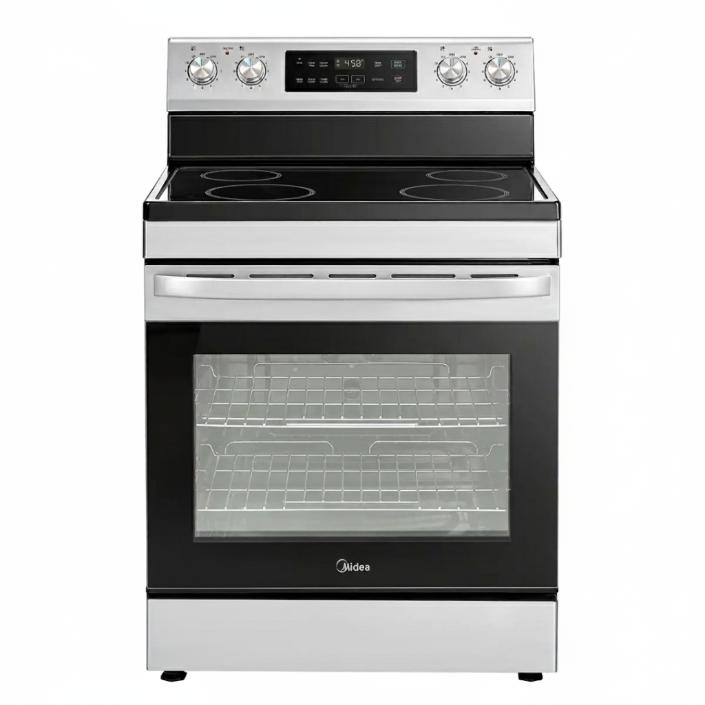 Midea 30" 6.3 Cu. Ft. Freestanding Electric Range in Stainless Steel