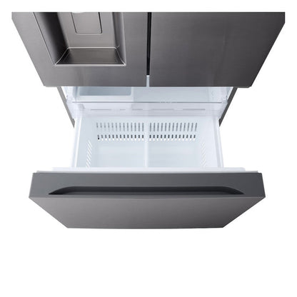 LG 33 Inch French Door Refrigerator, 25 cu. ft., Black Stainless