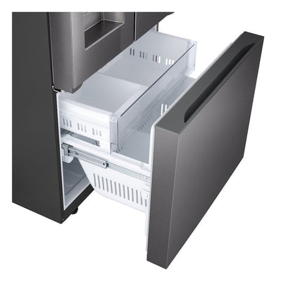 LG 33 Inch French Door Refrigerator, 25 cu. ft., Black Stainless