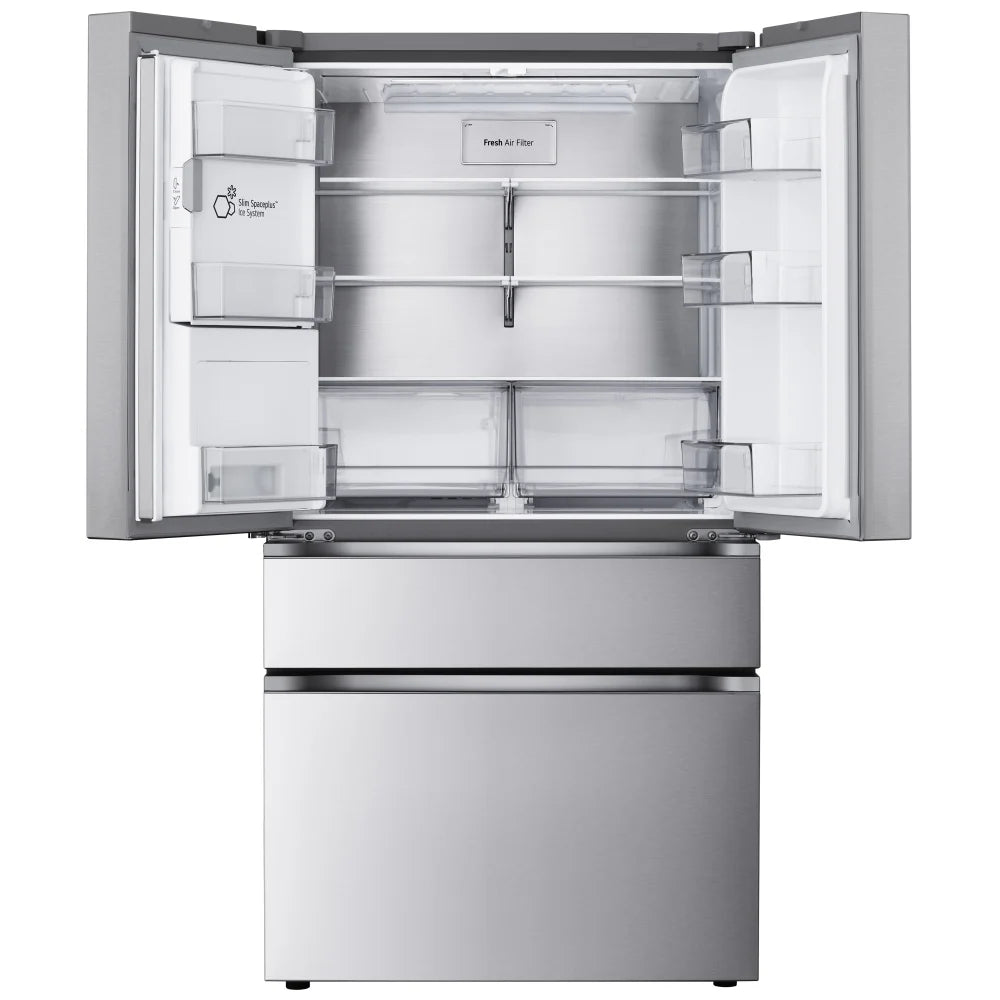36" LG 29 Cu ft Four Dour Bottom Freezer French Door Refrigerator