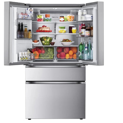 36" LG 29 Cu ft Four Dour Bottom Freezer French Door Refrigerator