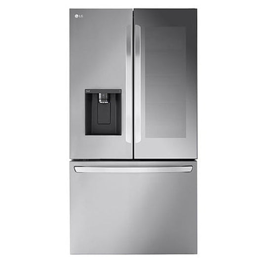 LG 36 Inch Counter-Depth French Door Refrigerator with Mirror InstaView, 25.5 cu. ft.