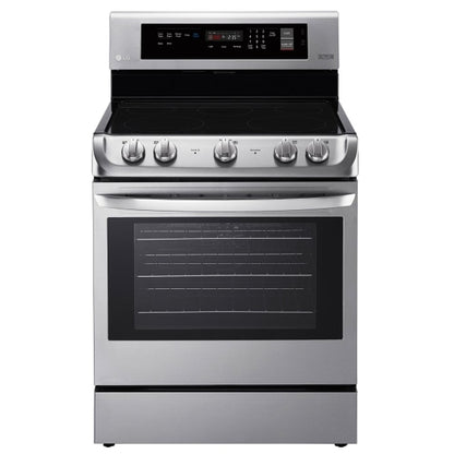 LG Electric Range, Electric, 30 inch Exterior Width, Convection, 5 Burners, 6.3 cu. ft. Capacity, Storage Drawer, 1 Ovens, Stainless Steel colour