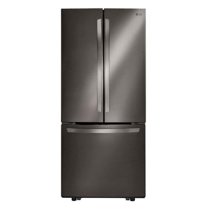 LG 30 Inch French Door Refrigerator, Black Stainless Steel