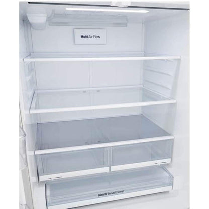 LG 30 Inch French Door Refrigerator, Black Stainless Steel