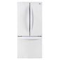 LG 30 Inch French Door Refrigerator, 21.8 cu. ft., Super White