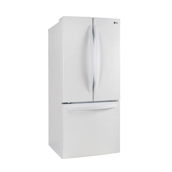 LG 30 Inch French Door Refrigerator, 21.8 cu. ft., Super White