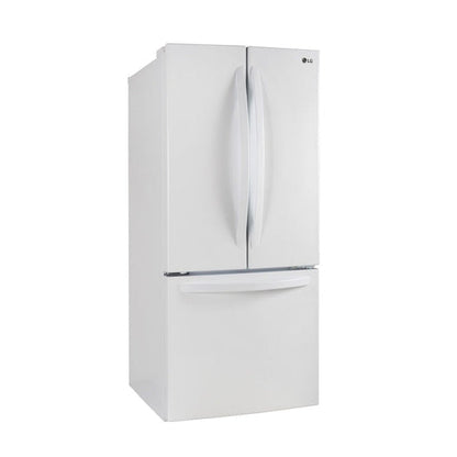 LG 30 Inch French Door Refrigerator, 21.8 cu. ft., Super White