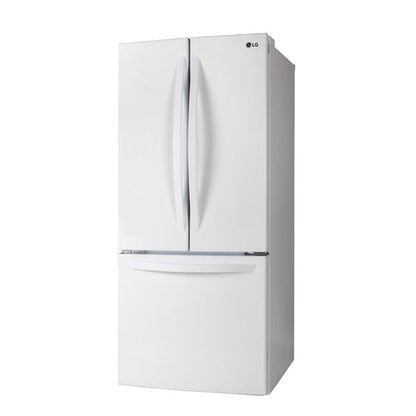 LG 30 Inch French Door Refrigerator, 21.8 cu. ft., Super White