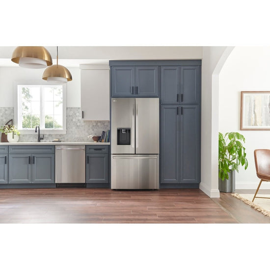 LG 36 Inch Counter-Depth French Door Refrigerator, 26 cu. ft., Stainless Steel