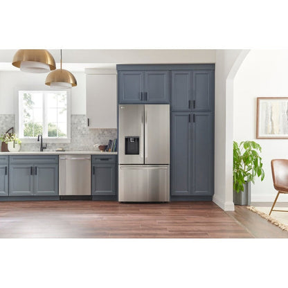 LG 36 Inch Counter-Depth French Door Refrigerator, 26 cu. ft., Stainless Steel