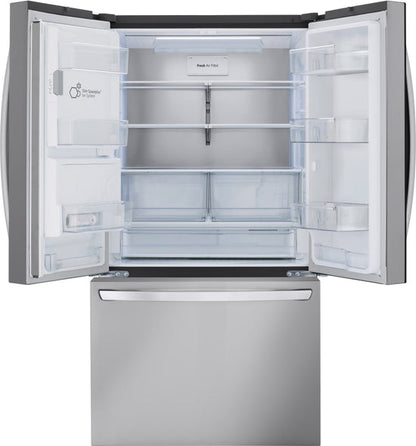 LG 36 Inch French Door Refrigerator with 31 cu. ft. Capacity, Stainless Steel