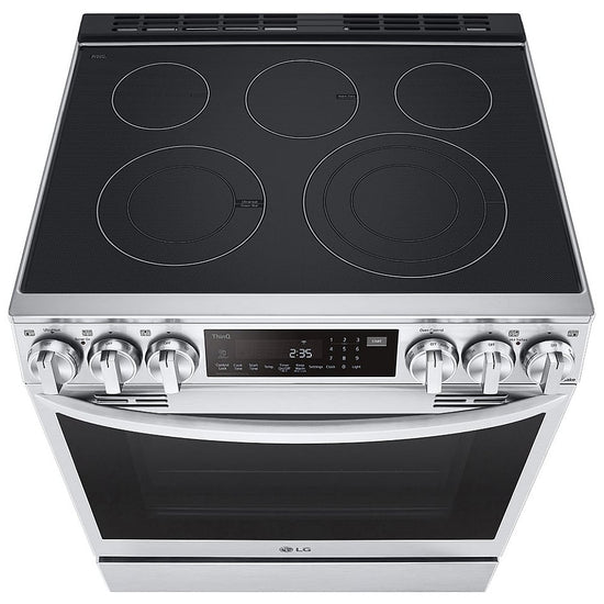 LG 30 Inch Smart Electric Range with Air Fry, 6.3 cu. ft.
